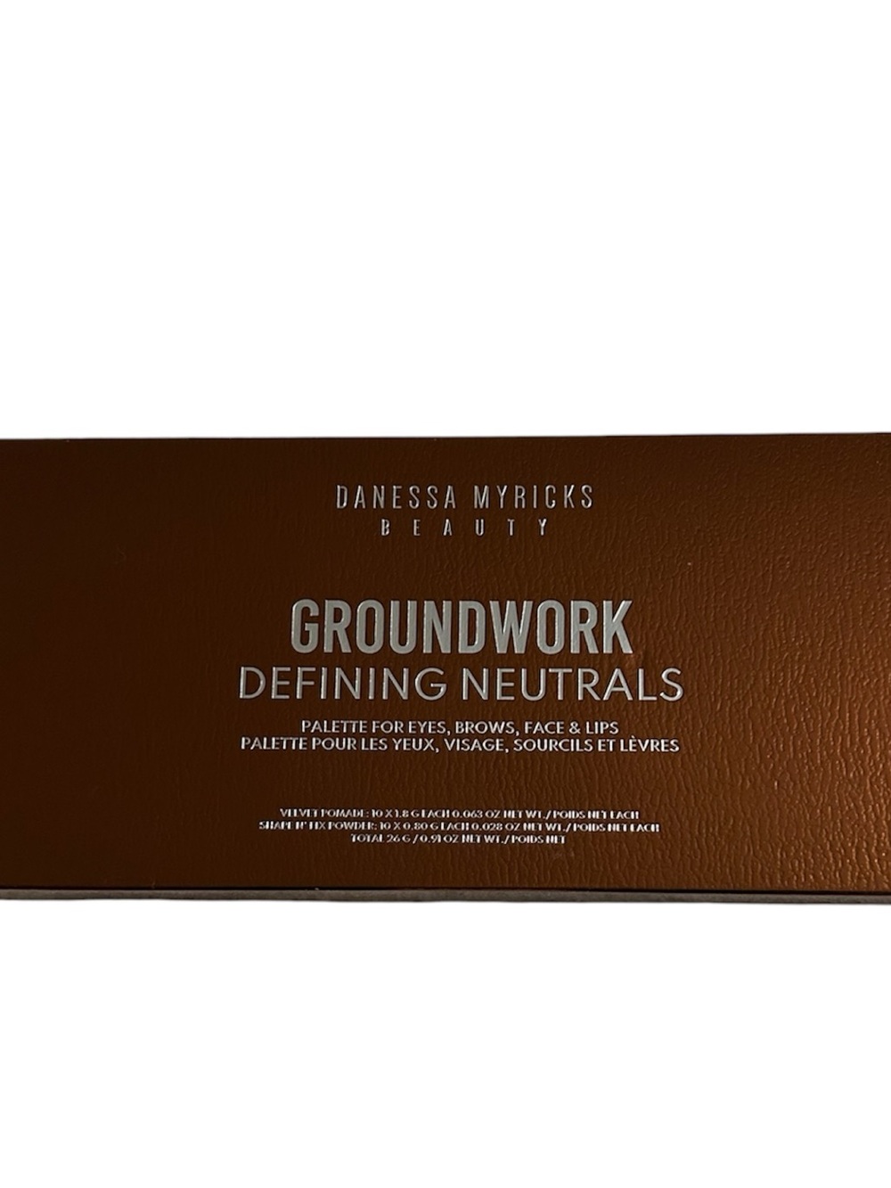 Danessa Myricks Groundwork Palette Defining Neutrals Face & Eye Makeup NWT